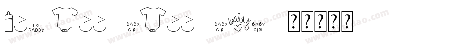 MTF Itty Bitty Baby字体转换